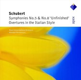Schubert: Symphonies nos 5 & 8, Overtures etc / Harnoncourt et al