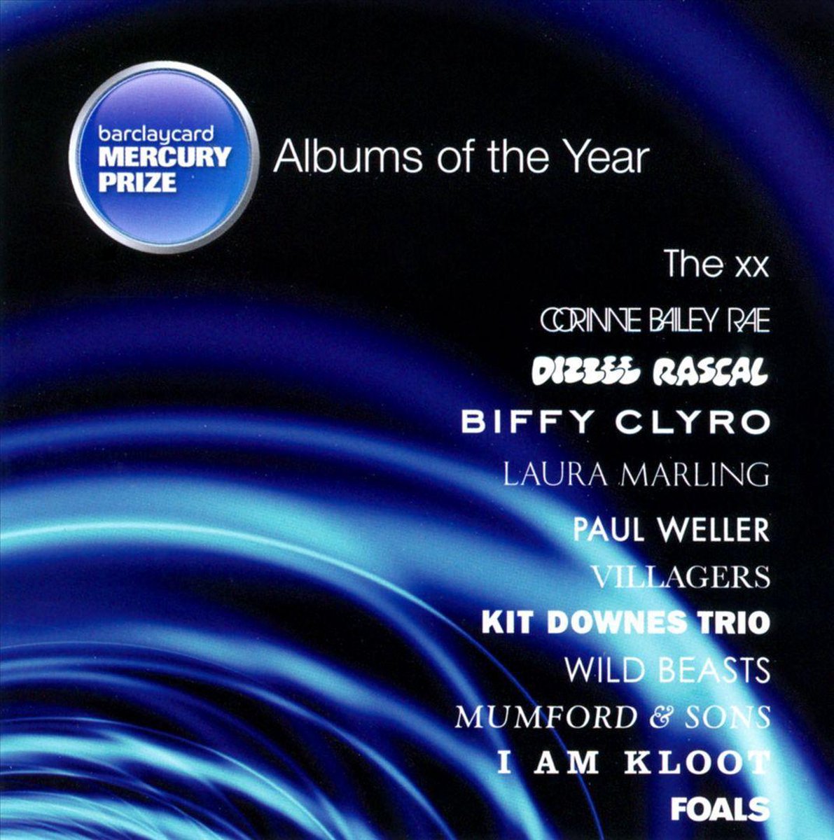 Barclaycard Mercury Prize: 2010 Albums of the Year