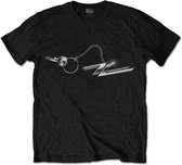 ZZ Top Heren Tshirt -S- Hot Rod Keychain Zwart