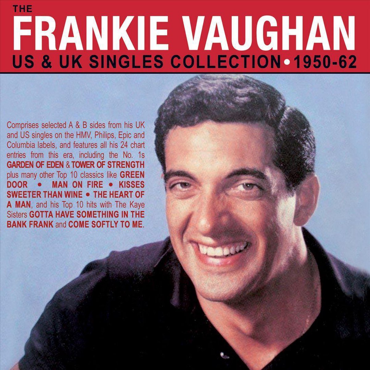 The Frankie Vaughan Us & Uk Singles Collection 1950-62