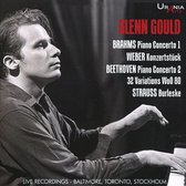 Brahms: Piano Concerto 1; Weber: Konzertstück; Beethoven: Piano Concerto 2; 32 Variations WoO 80; Strauss: Burleske