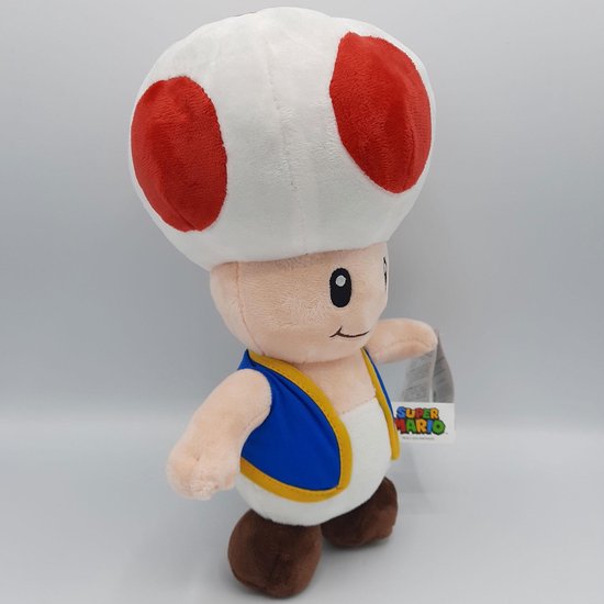 Mario - Toad - Pluche Knuffel - 30 cm | bol.com