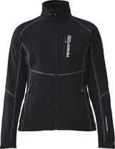 Tenson Race Softshell W - Outdoorjas - Dames - Zwart - Maat XL