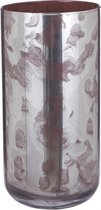 Mica Decorations Vaas Layla 30 X 15 Cm Glas Bruin