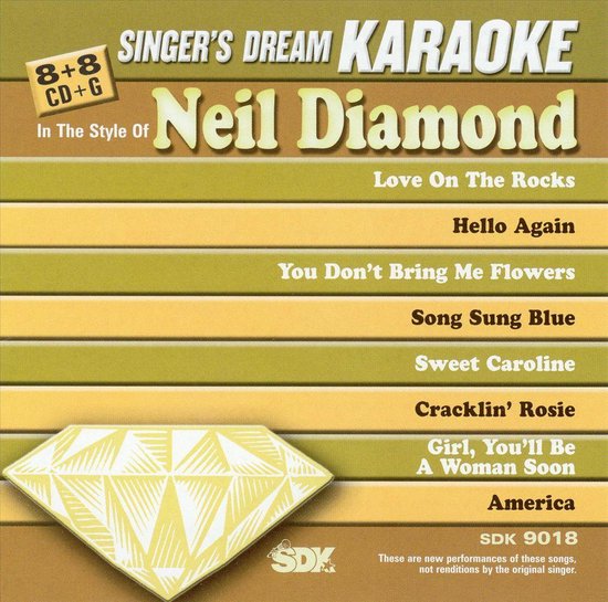 Neil Diamond Karaoke [Singer's Dream], Karaoke CD (album) Muziek