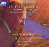 Lutoslawski: Complete Piano Music / Martin-Davis, et al