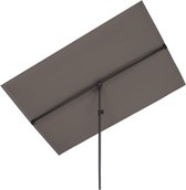 Blumfeldt Flex-Shade XL parasol 150 x 210 cm , UV 50 , scherm van waterafstotend polyester , donkergrijs
