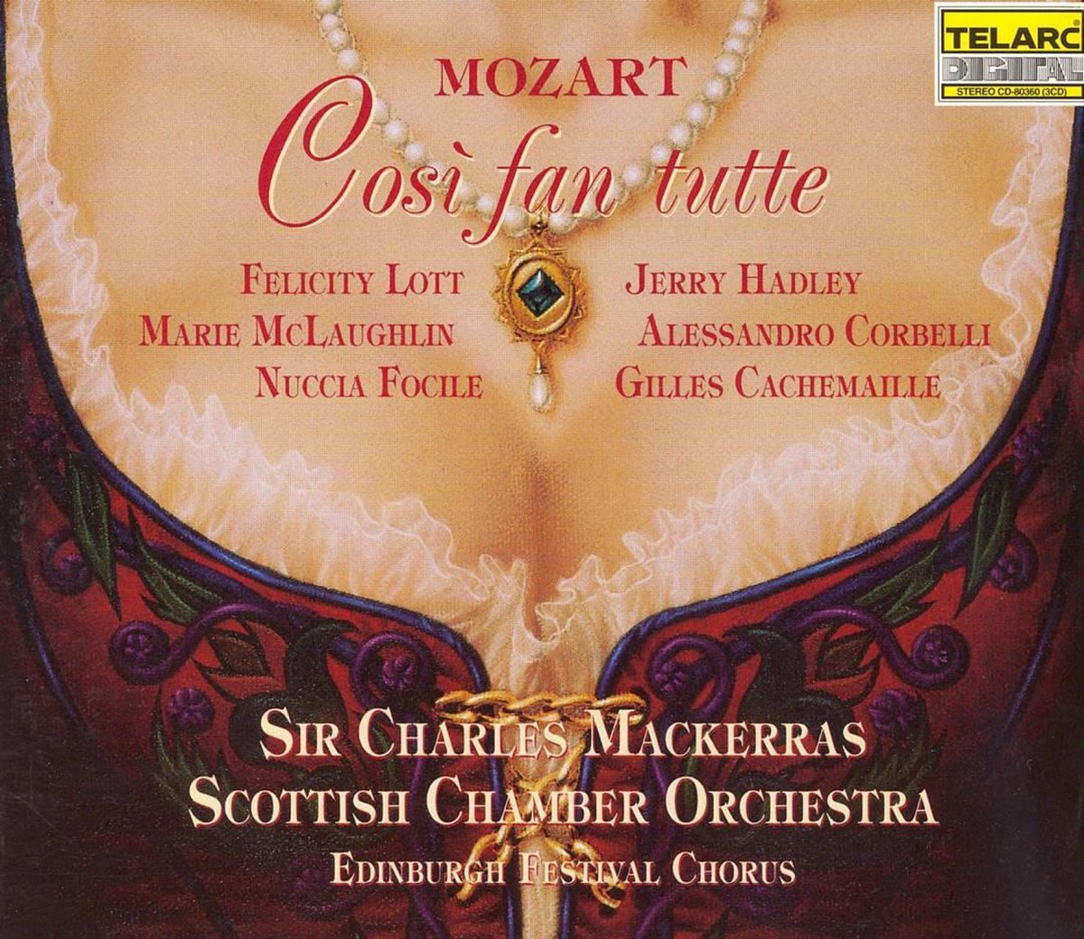 Mozart: Cosi fan tutte / Mackerras, Lott, Hadley, et al