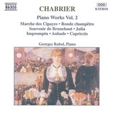 Chabrier: Piano Works Vol 2 / Georges Rabol