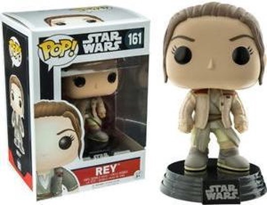 Funko Pop! Star Wars 7 Bobble Head N¬∞ 161 Rey In Finn's Jacket (Limited) - Verzamelfiguur