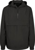 Build Your Brand Unisex Volwassenen Basic Pullover Jacket (Zwart)