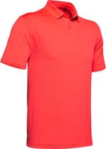 UA Crestable Performance Polo 2.0-Beta  Rood - Heren maat: XL    heren > golf kleding > polo