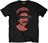 Sex Pistols Heren Tshirt -S- God Save The Queen Zwart