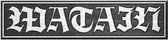 Watain Pin Logo Zwart/Zilverkleurig