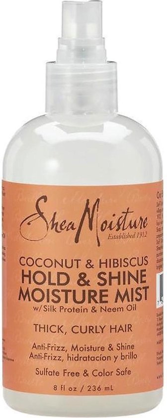 Shea Moisture Coconut & Hibiscus - Hold And Shine Moisture Mist - 236 ml