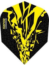 Harrows Rapide-X Yellow - Dart Flights
