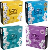 Spellenbundel - Dobbelspel - 4 Stuks - Rory's Story Cubes Actions, Astro, Emergency & Mystery