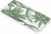 Design Backcover iPhone SE / 5 / 5s hoesje - Palmbomen Groen