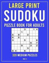 Large Print Sudoku Puzzle Book for Adults