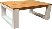Wood4you - Salontafel New Orleans - Roasted wood  120Lx90Dx40H