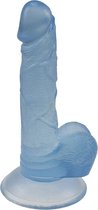 Jelly Zuignap Dildo Blauw