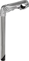 Stuurpen 25.4mm verstelbaar xl alu/rvs 300/90mm