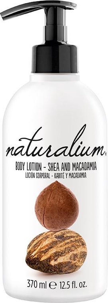 Lichaamscrème Shea & Macadamia Naturalium (370 ml)