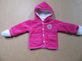 veste bébé, gilet avec capuche + mitaines en rose dur, par dirkje 9 mois 74