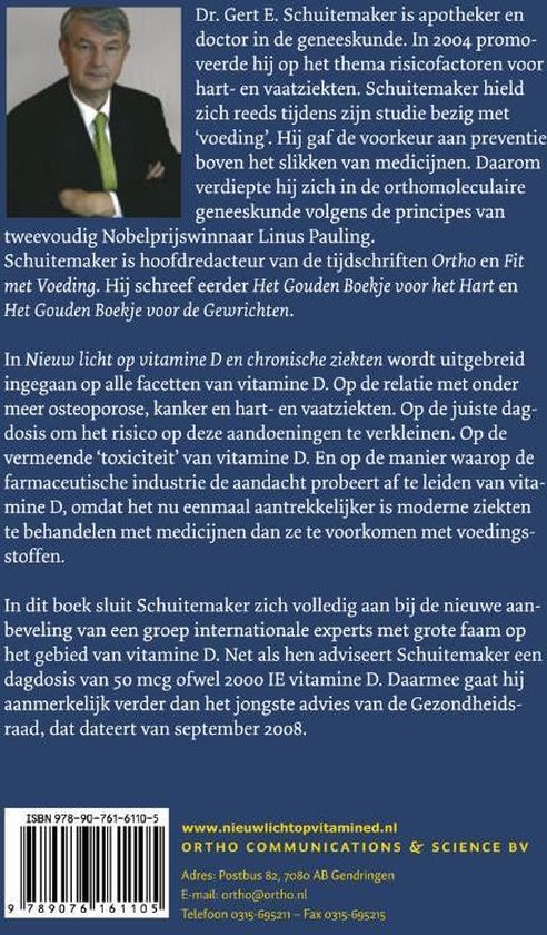 Nieuw licht op vitamine D en chronische ziekten