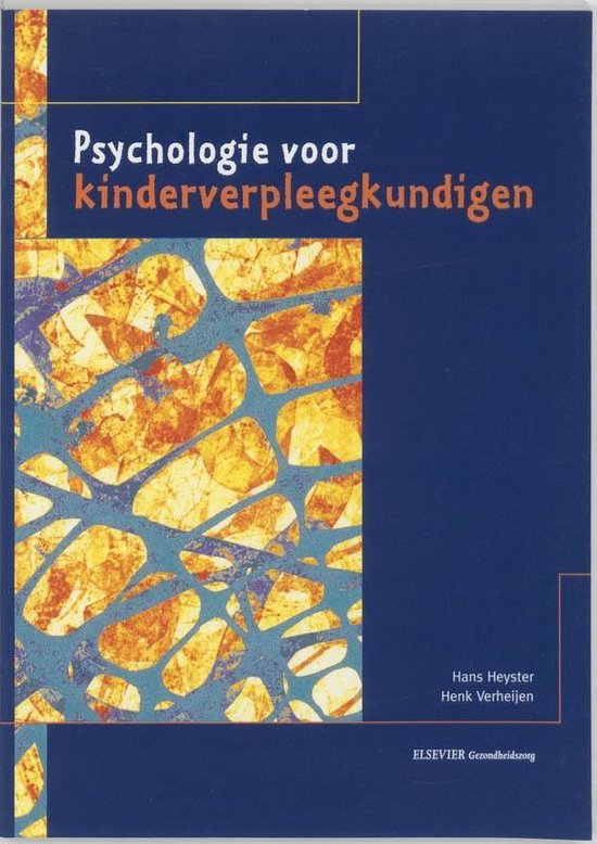 Cover van het boek 'Psychologie voor kinderverpleegkundigen / druk 5'