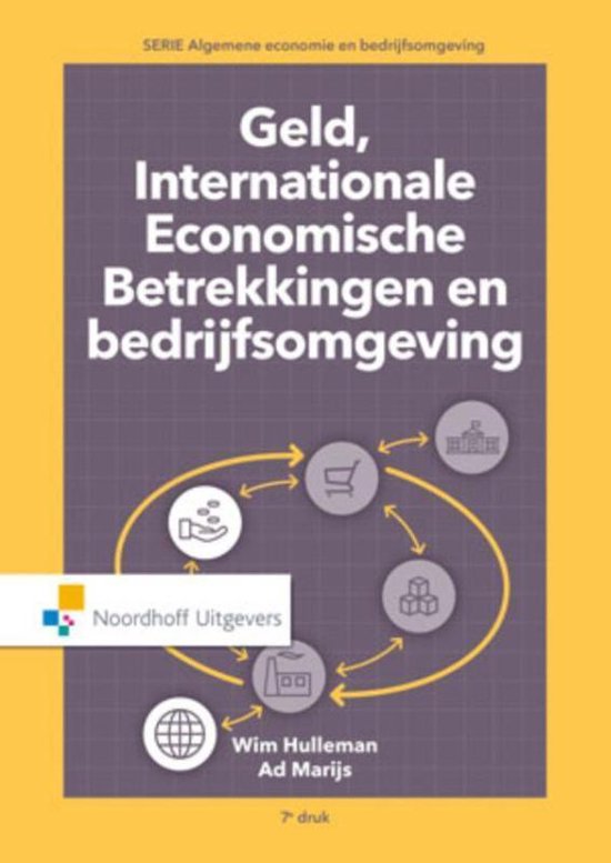 Boek cover Geld, internationale economische betrekkingen en bedrijfsomgeving van Wim Hulleman (Paperback)