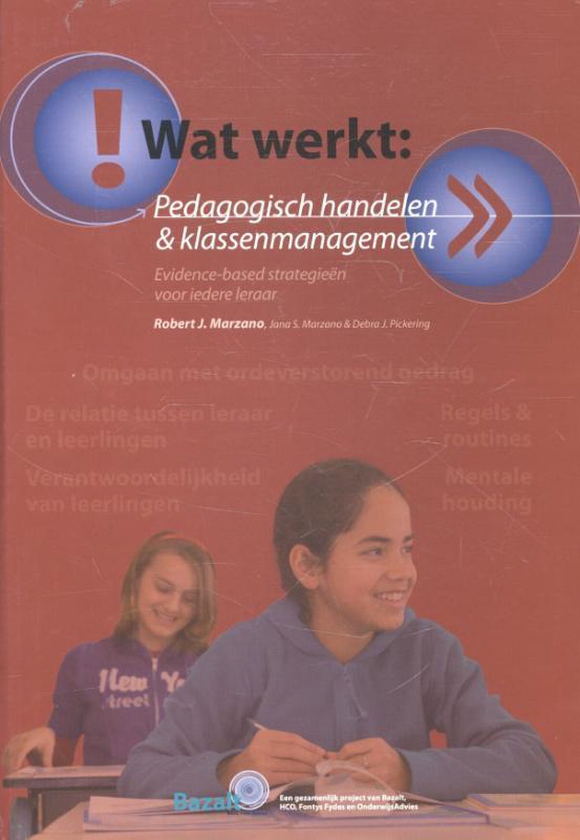 Wat werkt Pedagogisch handelen & klassenmanagement 9789074233958 Robert J. Marzano...