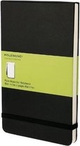 Moleskine Reporter Notebook - Large - Plain - Hard Cover - Black