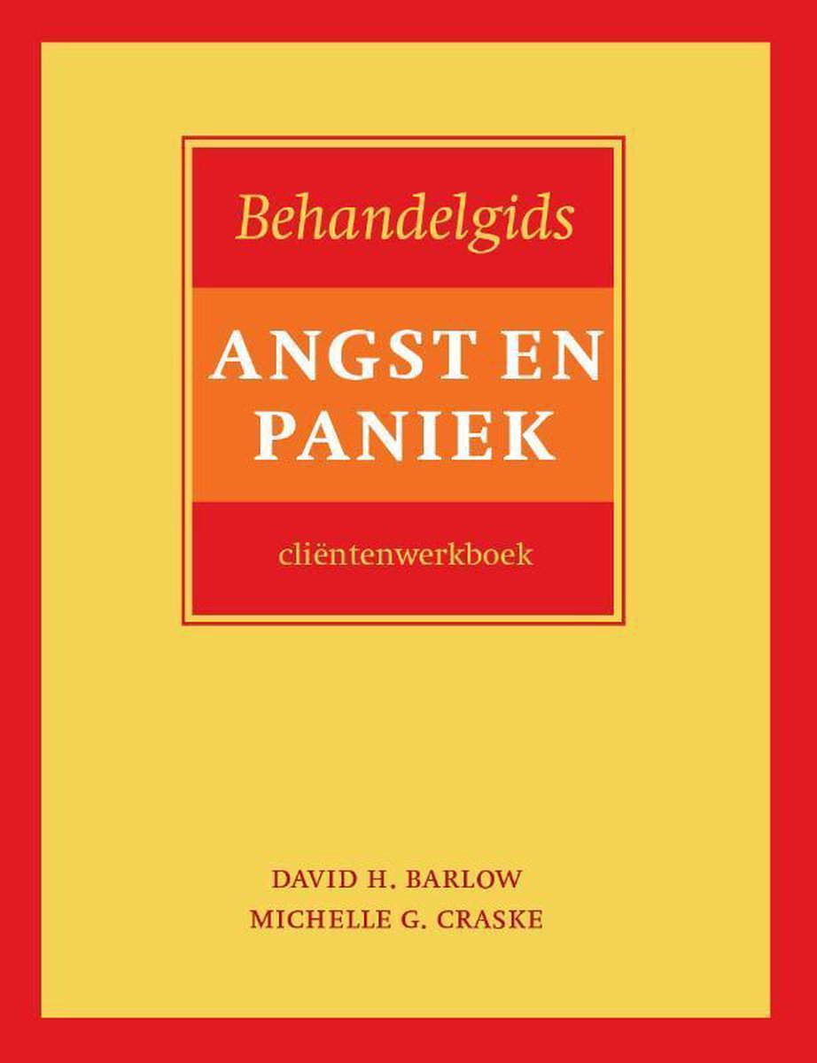 Behandelgids angst en paniek - cliëntenwerkboek