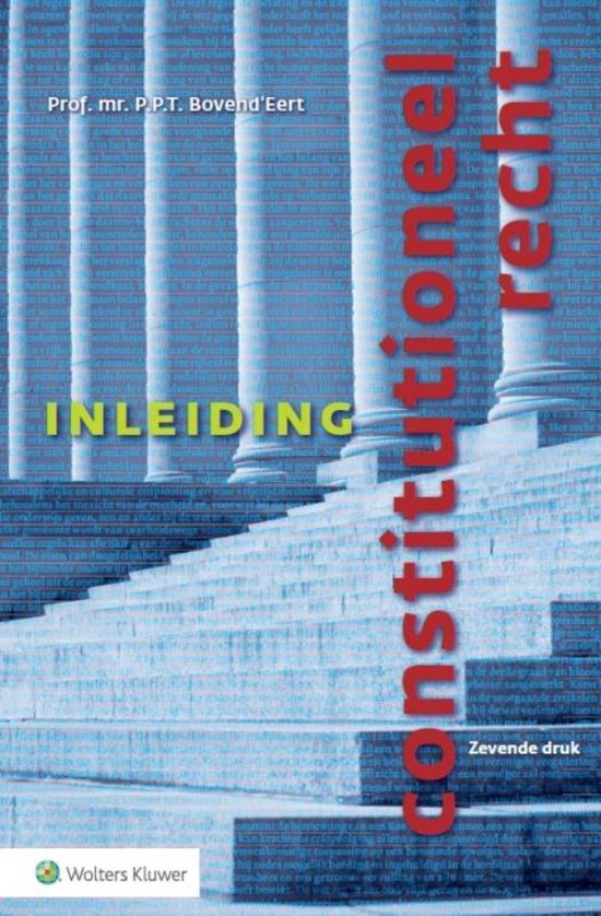 Inleiding constitutioneel recht - cover