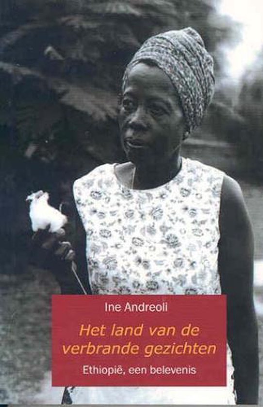 Cover van het boek 'Het land van de verbrande gezichten' van Ine Andreoli