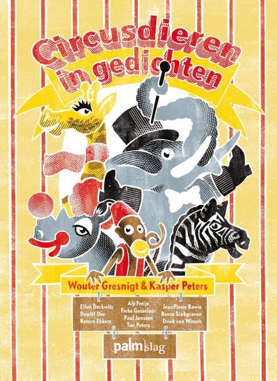 Cover van het boek 'Circusdieren in gedichten'