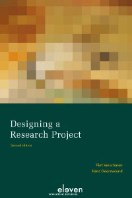 Boek cover Designing a research project van Piet Verschuren (Paperback)