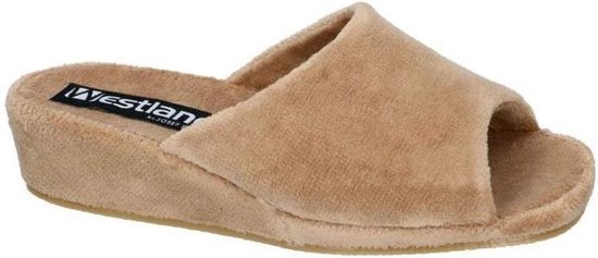 Westland MARSEILLE - Dames pantoffels - Kleur: Wit/beige - Maat: 35