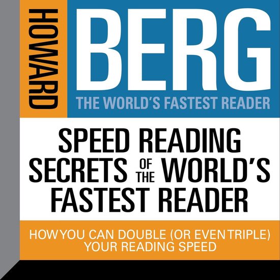 Speed Reading Secrets the World's Fastest Reader - cover