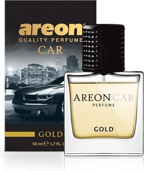 Auto Parfum Glazen parfum voor auto Goud