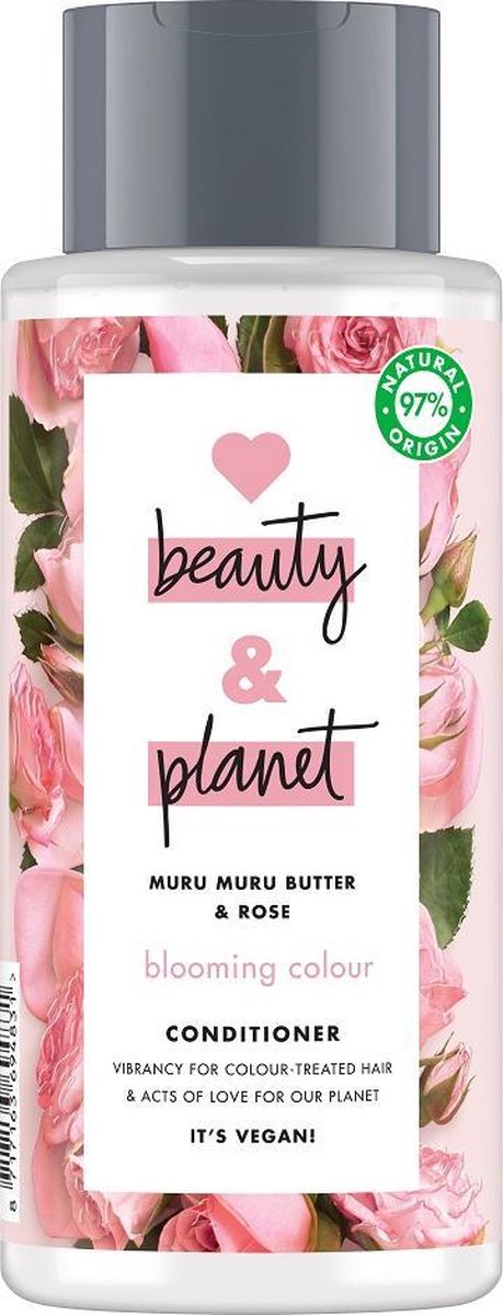 Love Beauty And Planet - Blooming Colour Conditioner Dyed Wall Hair Conditioner Butter & Rose 400Ml