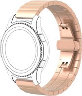 Vivoactive / Vivomove stalen schakel band - rose goud - Geschikt voor Garmin