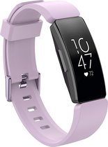 Bandje Voor Fitbit Inspire - Sport Band - Lavendel (Paars) - Maat: ML - Horlogebandje, Armband