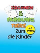 Zeichnen Farbung Tiere zum die Kinder 4-8 Jahre