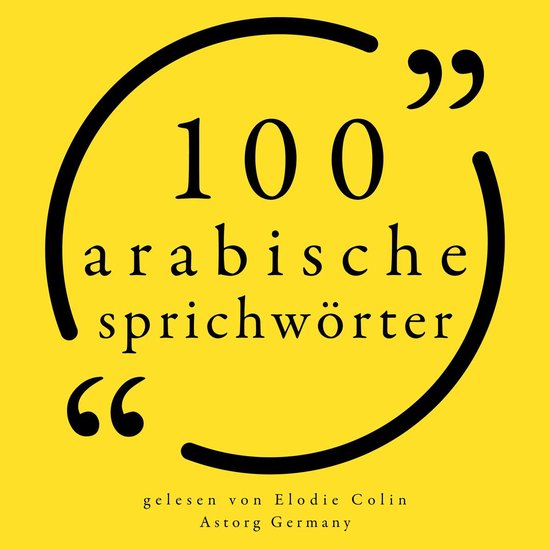 100 arabische Sprichwörter - cover