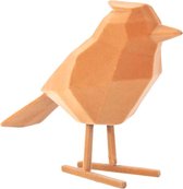 pt, (Present Time) Vogel Large - Decoratief beeld - Polyresin - 18,5x9x24cm - Br