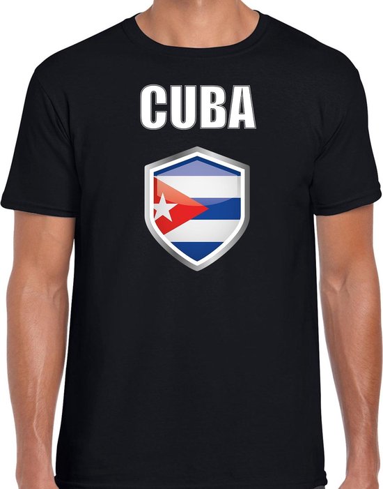 Cuba landen t-shirt zwart heren - Cubaanse landen shirt / kleding - EK / WK  /... | bol.com