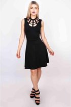 Jawbreaker Skater jurk -L- Caged Zwart