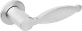 Intersteel Deurkruk Arjan Moors Sliced No.4 met rozet rvs geborsteld